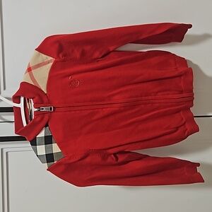 Burberry half zipped sweater